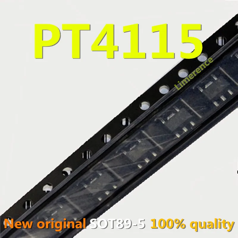 Новый и оригинальный набор микросхем PT4115 SOT-89 PT4115-89E, SOT89, 10-20 шт.