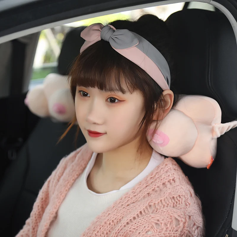 Имитация забавной сексуальной большой груди Автомобильная Подушка Плюшевые