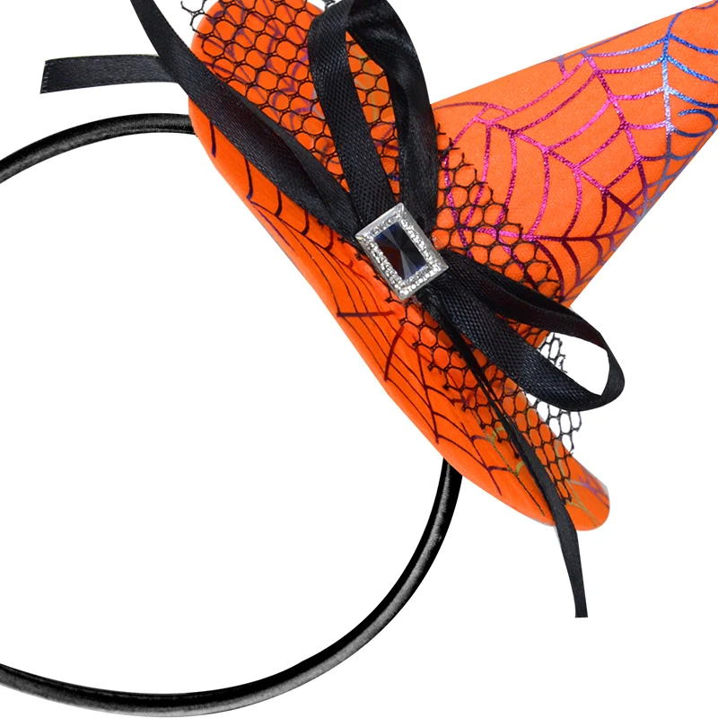 1 предмет Новинка Костюмы на Хэллоуин для девочек повязка голову костюм ведьмы