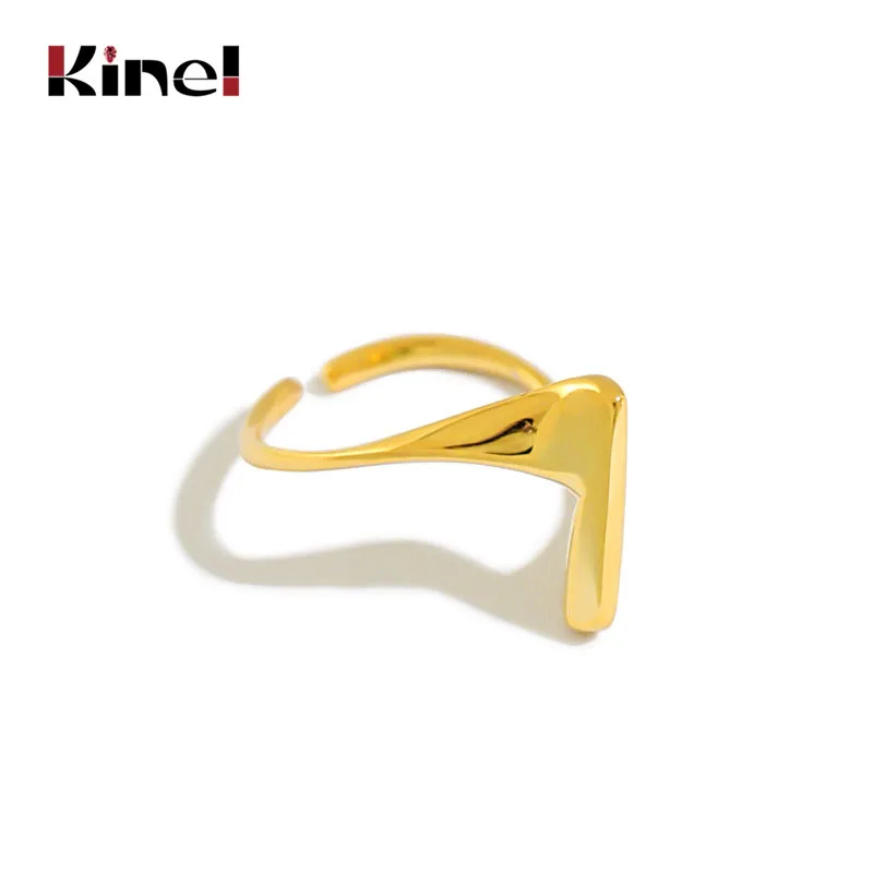 Kinel 925 пробы серебряные кольца для женщин корейское ювелирное изделие изменяемое