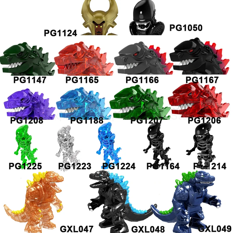 

2021 IN STOCK Building blocks Mini Toy Super Hero Series Alien Giant Mazinger figure brick toy for children