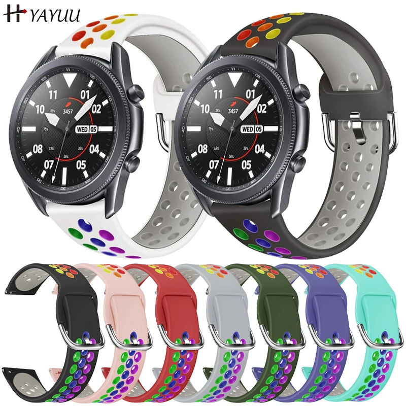 

Ремешки для Samsung Galaxy Watch 46 мм/Galaxy Watch 3 45 мм/Gear S3 Frontier/S3 Classic, сменные ремешки 22 мм для Huawei Watch GT 3 Pro 46 мм/GT 2 Pro/GT 2 46 мм