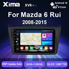 Автомагнитола XIMA L6 Pro, 2 din, Android 10, мультимедийный видеоплеер для Mazda 6 GH Rui 2007-2012, gps, автомагнитола