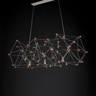Звездное освещение роскошная люстра для ресторана дизайнерская постмодернистская лампа для кафе-бара спереди для магазина одежды