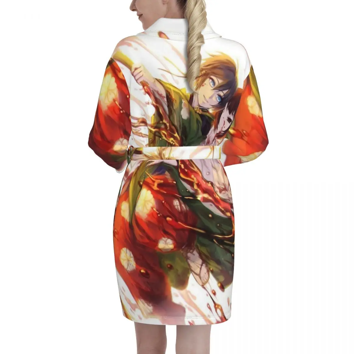 

Noragami Anime Pajamas Couple Mens Flannel Sleepwear Women Home Service Suits Autumn and Winter Nightgown