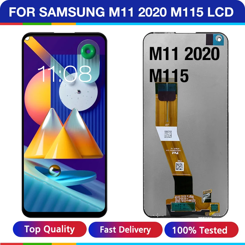 

6,4 ''Diaplay для Samsung M11 ЖК-экран дисплей M11 SM-M115 M115F M115G/DS сенсорный дигитайзер в сборе Замена