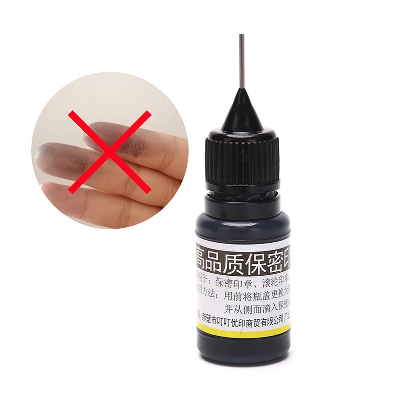 

Refill Ink Black Ink For Identity Guard Theft Protection Roller Stamp Photosensi Black Ink Consumables Stamp Material