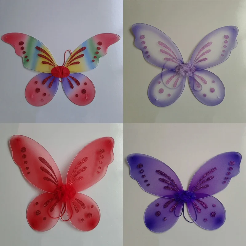 Недорогой милый костюм ангела для маленьких мальчиков и девочек Феи бабочки