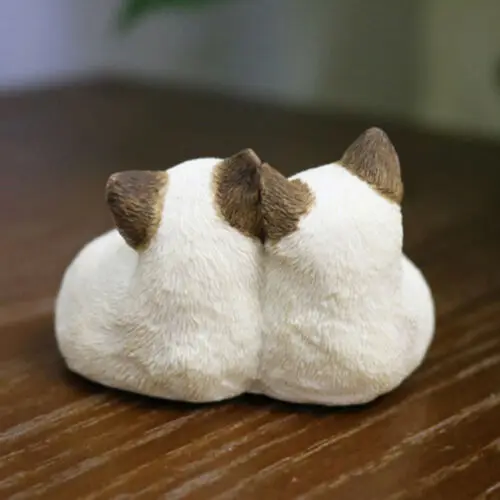 Фигурка питомца кошки JJM Birman котенок кошка коллекционная игрушка украшение ПВХ