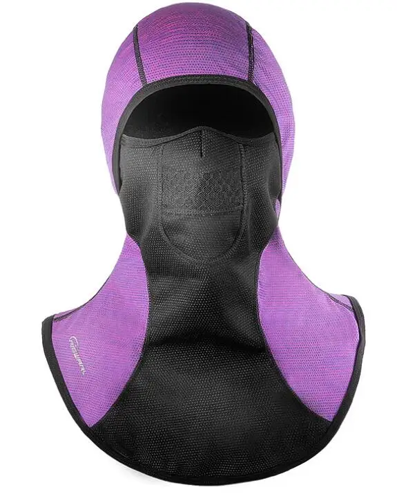 MK055 purple Новая мотоциклетная маска для лица, зимняя шапка, Флисовая теплая, ветрозащитная, велосипедная, лыжная, Балаклава, головной убор, велосипедная маска, шарф - Цвет: MK055 purple