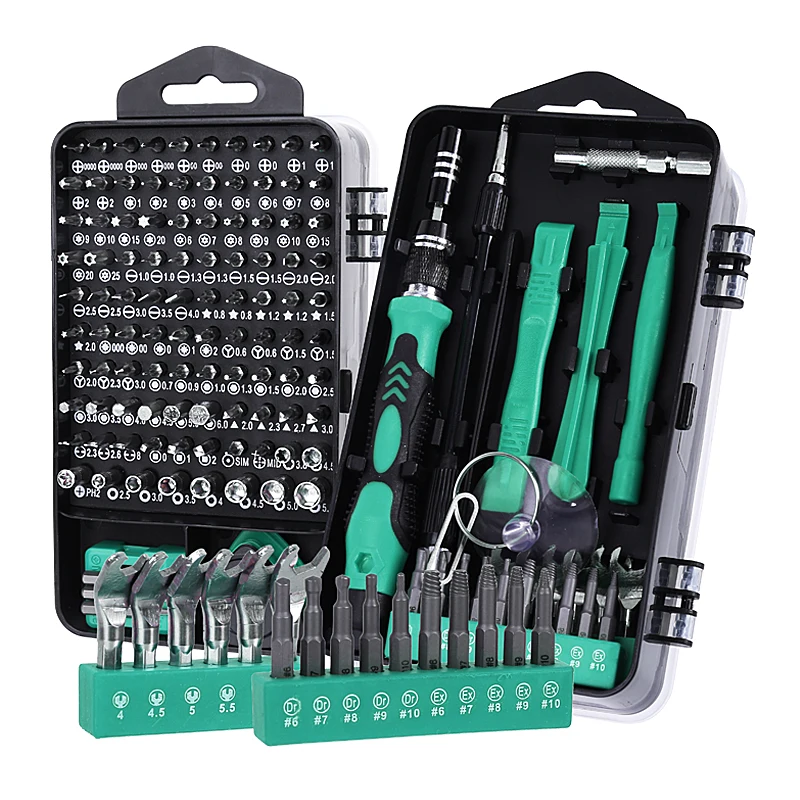 JUNEFOR Screwdriver Set 138 In 1 Magnetic Torx Phillips Screw Bits Kit Hand Tool Screwdrivers Wrench Repair Phone PC Tools | Инструменты