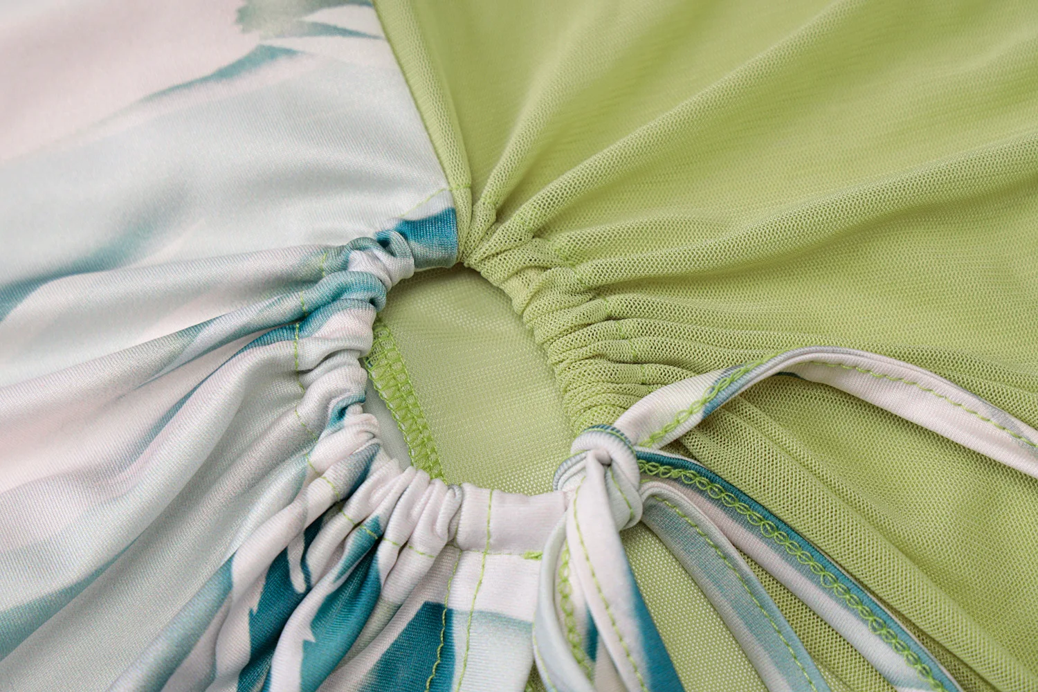 

Echoine Sheer Mesh Patchwork Two Piece Set Woman Long Sleeve Hollow Out Crop Top And Pencil Pants 2021 Spring Female Clothing