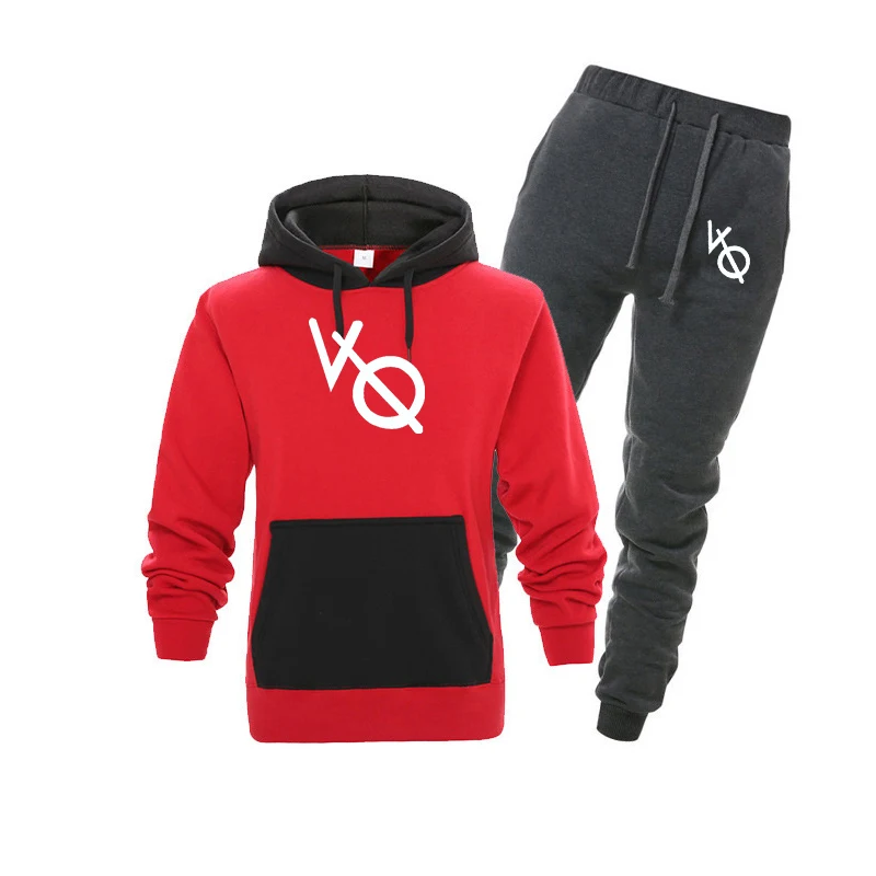 

Brand Jogging Sports Suit Brand Sportswear Suit Hoodie + Pants Fashion Breathable Clothes Fashion Basketball Sportswea