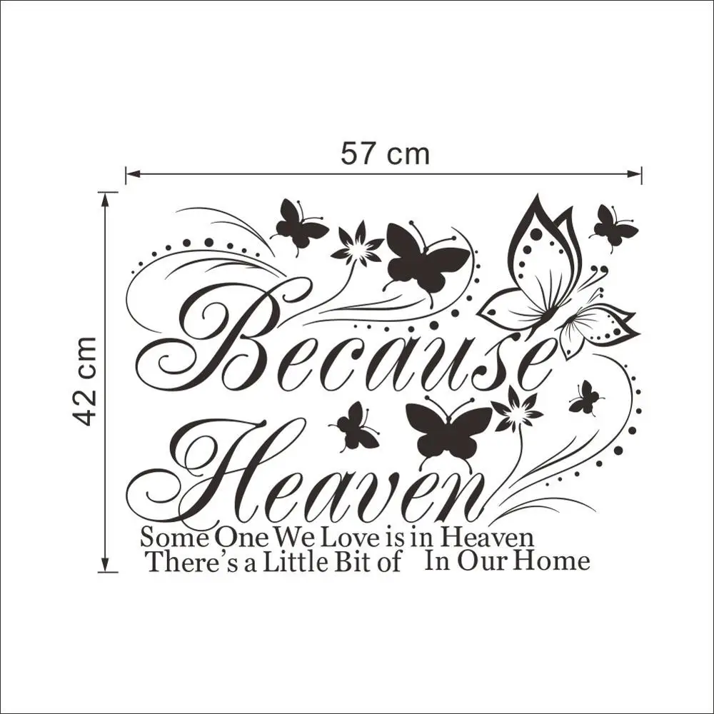 Because butterfly wall sticker bedroom living room background decoration home mural | Дом и сад