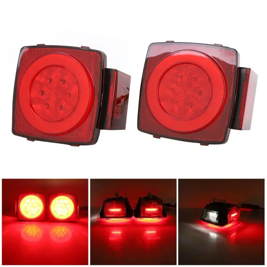 Прочный водонепроницаемый супер яркий светодиодный торцевой светильник 2 шт. 12 В