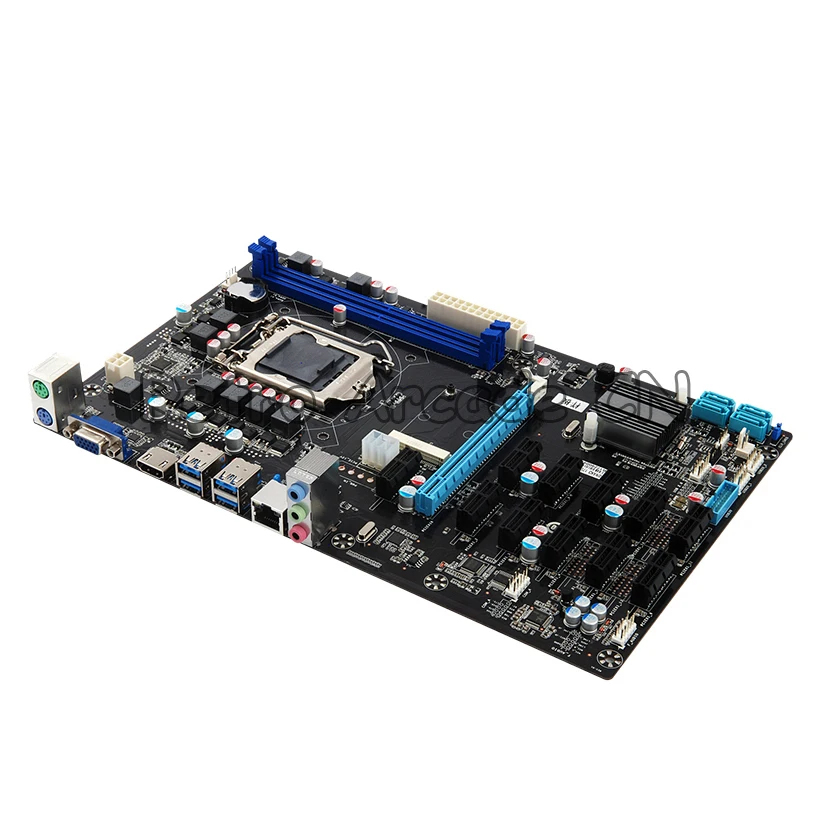 TB250-BTC mining machine motherboard Bitcoin 6PCIE GPU cards B250 LGA 1151 DDR4...
