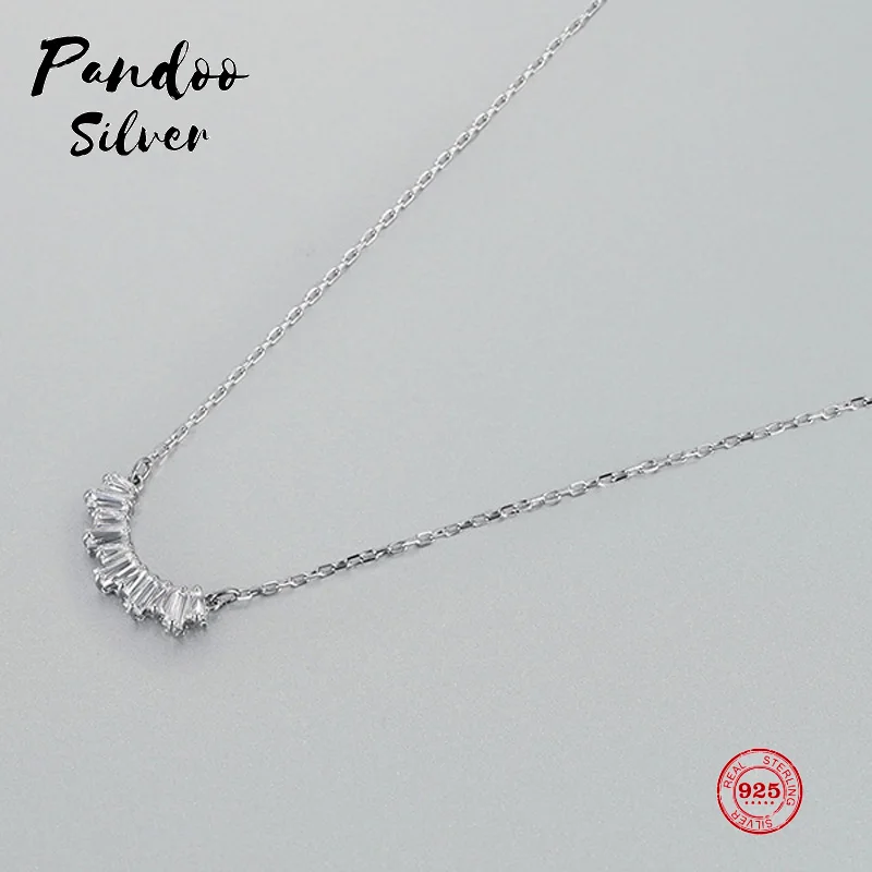 

Fashion Charm Sterling Silver Original 1:1 Copy, Modern Style Exquisite Wild Clavicle Necklace Female Luxury Jewelry Gifts