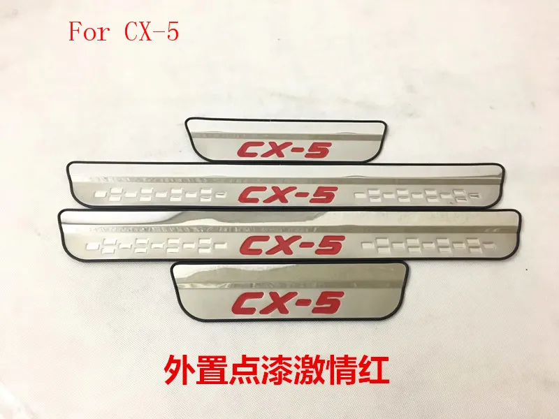 Бутиковая Накладка на порог двери автомобиля приветственная педаль Стайлинг из