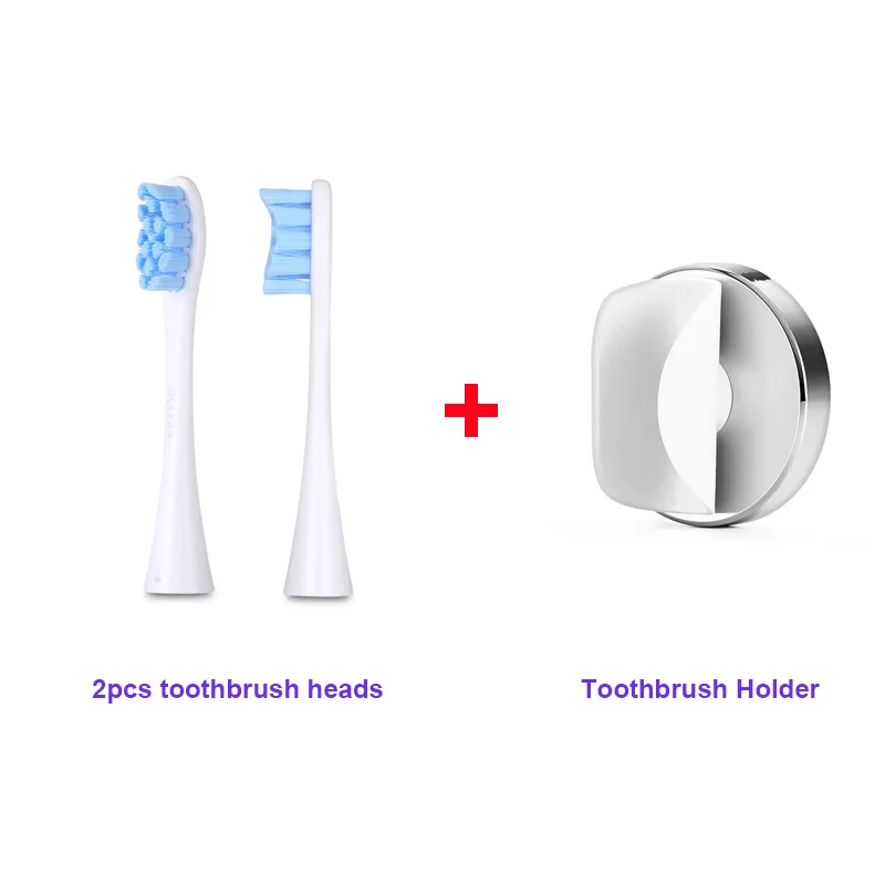 Brush and Holder 2 шт сменные насадки для управления через приложение Smart Oclean One/SE электрическая звуковая зубная щетка - Цвет: Brush and Holder