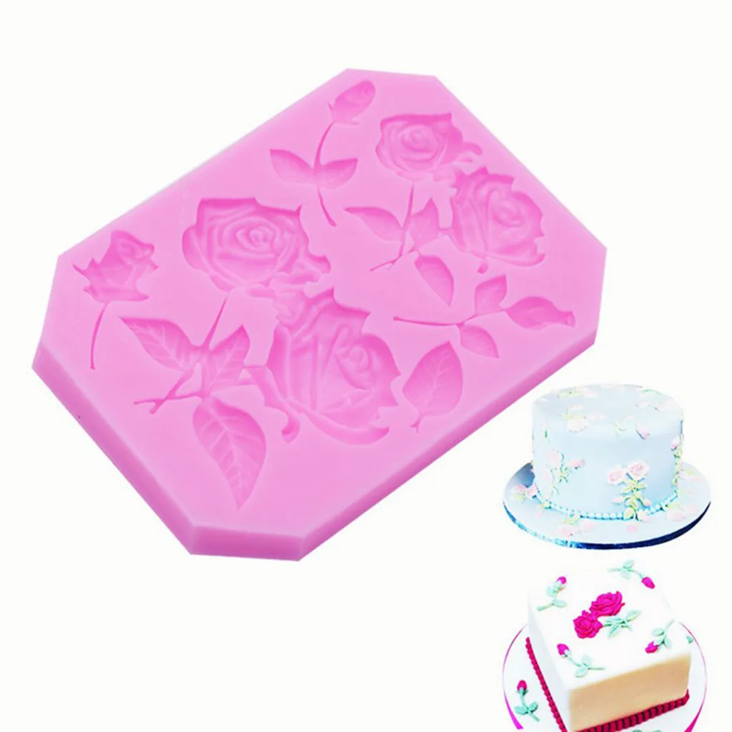Романтическая форма для мастики помадки инструменты украшения свадебного торта