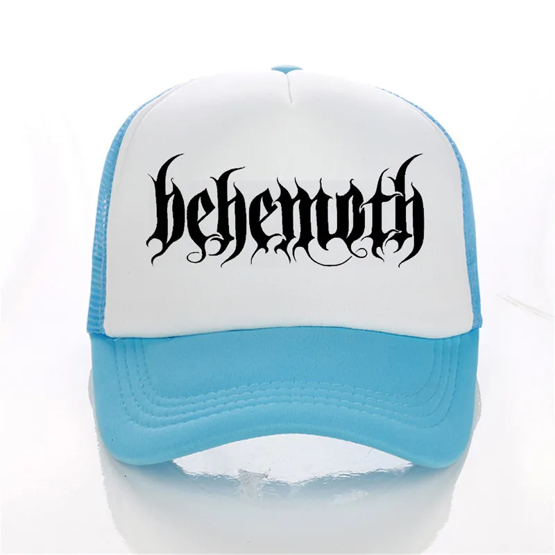 

behemoth logo printing baseball cap Men and women Summer Trend Cap New Youth Joker sun hat Beach Visor