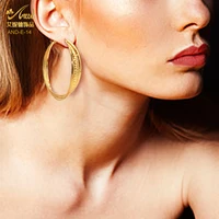 24k unusual hanging earrings fashion jewelry 2021 trends ear piercing stud womens stainless steel jewellery gold hoops earing