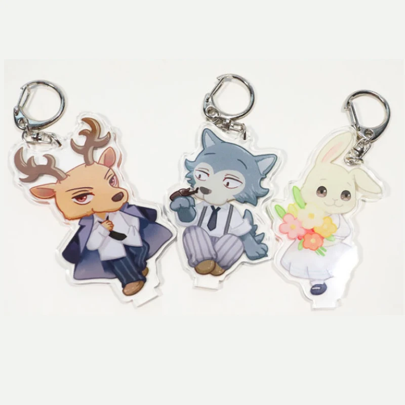 Новинка аксессуары для косплея аниме BEASTARS брелок ключей милый с подвеской Jick Louis