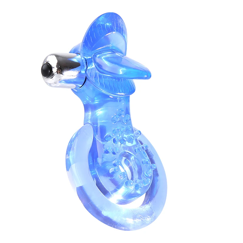 Двойное кольцо мужской секс клитор стимулятор пениса Пуля Вибратор Задержка