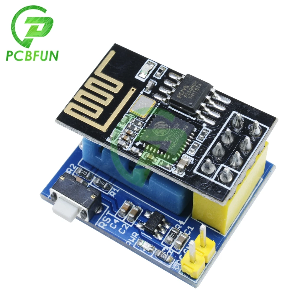 ESP8266 DHT11 Temperature and Humidity WIFI Adapter Board Module+ESP-01S Module 802.11 b/g/n 3.7V-12V VCC GND FOR Arduino | Электронные