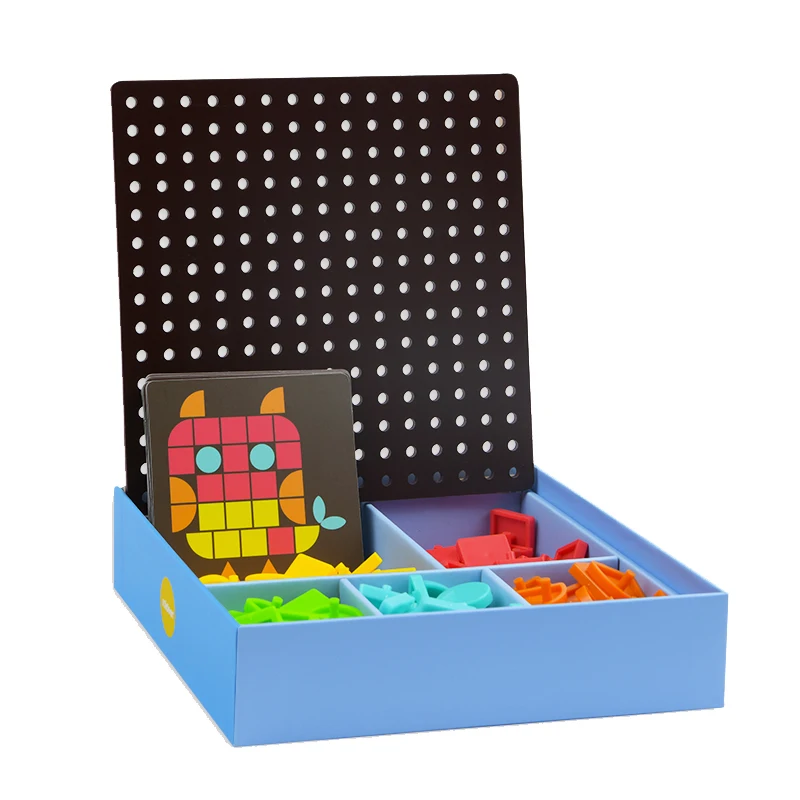 

Mideer Children Early Learning Kids Educational ABS Geometric Shape Mosaic Creative Colorful Jigsaw Puzzle Toys Over 3 Years Old