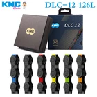 Горный велосипед KMC Chain DLC, Ультралегкая 12-скоростная цепь для горного велосипеда Shimano Sram, черный, красный, синий, зеленый цвета, 12 В