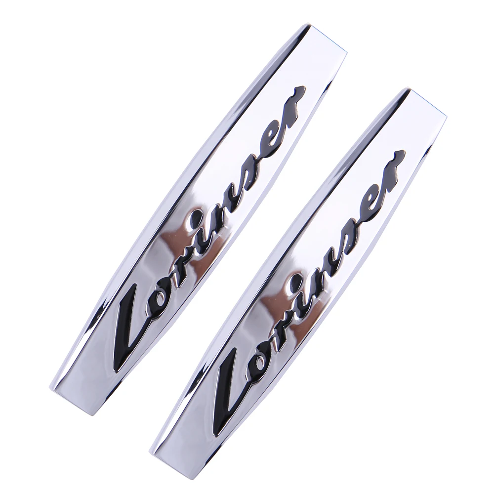 Стайлинг автомобиля боковые наклейки модифицированные для логотипа Lorinser