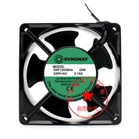 svnqn xnf xnf12038ha ac 220v 380v 120x120x38mm 2 wire server cooling fan