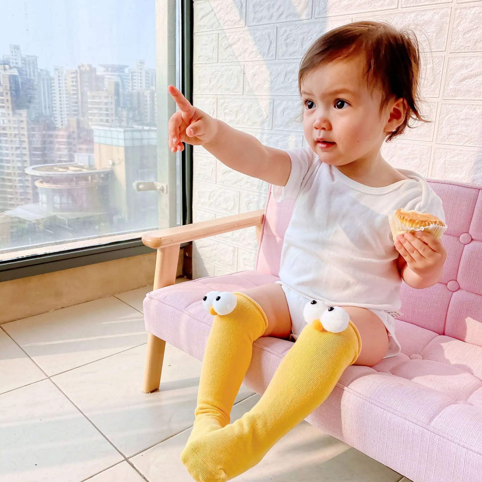 Чулки с кунжутом модные теплые носки аниме повседневные длинные зимние весенние