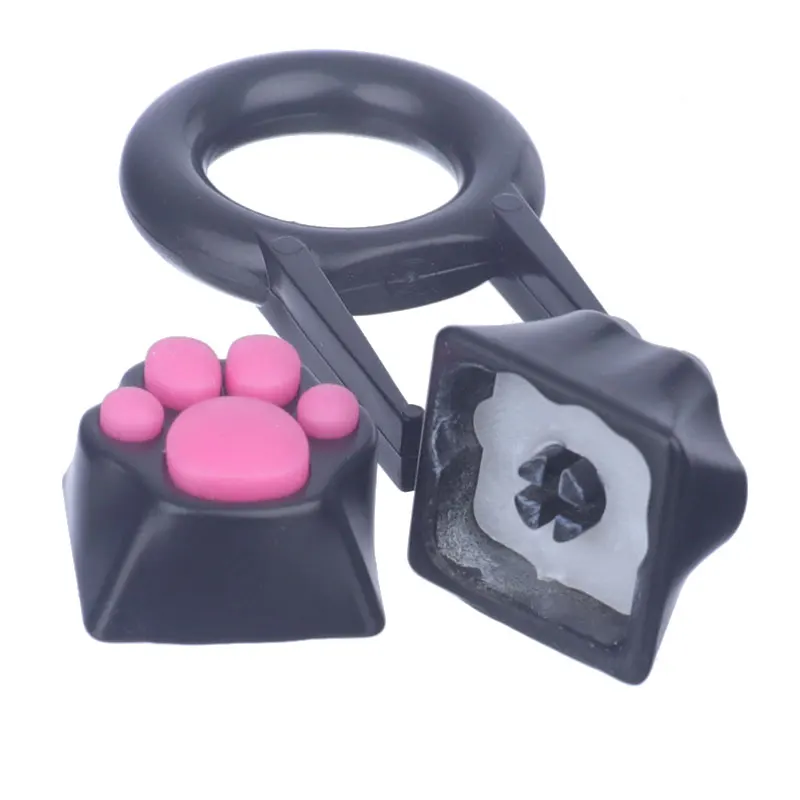 

ABS Silicone Kitty Paw Artisan Cat- Paws Pad Keyboard keyCaps for cherry MX Swit