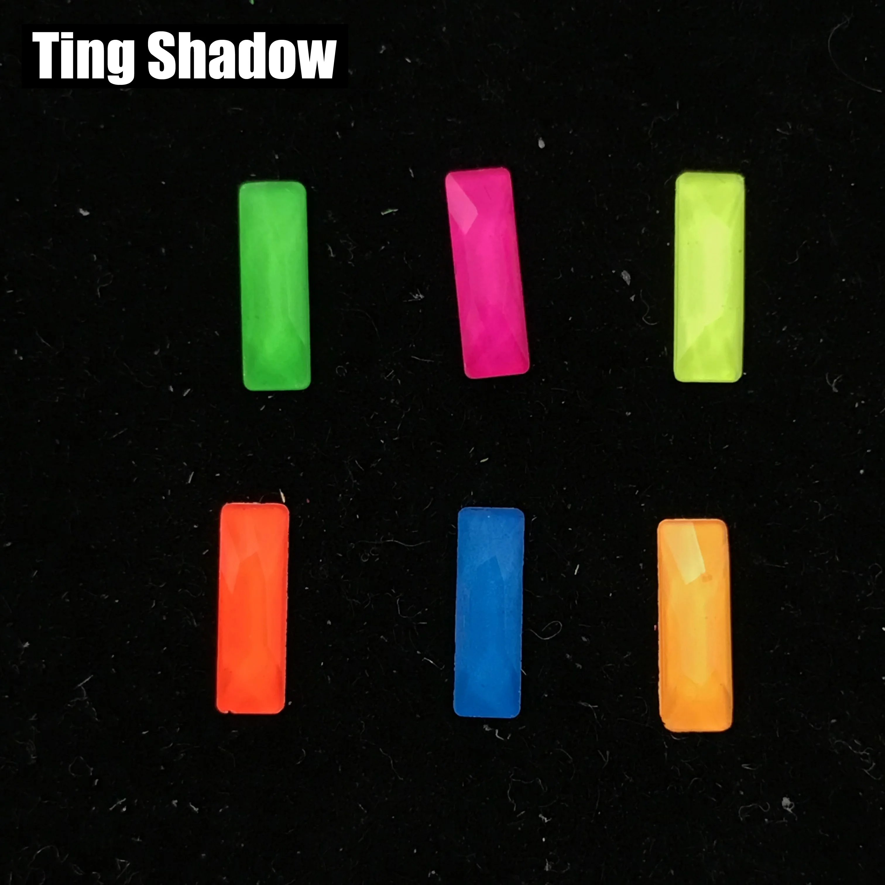 Флуоресцентный прозрачный багет светящийся неоновый зеленый розовый желтый