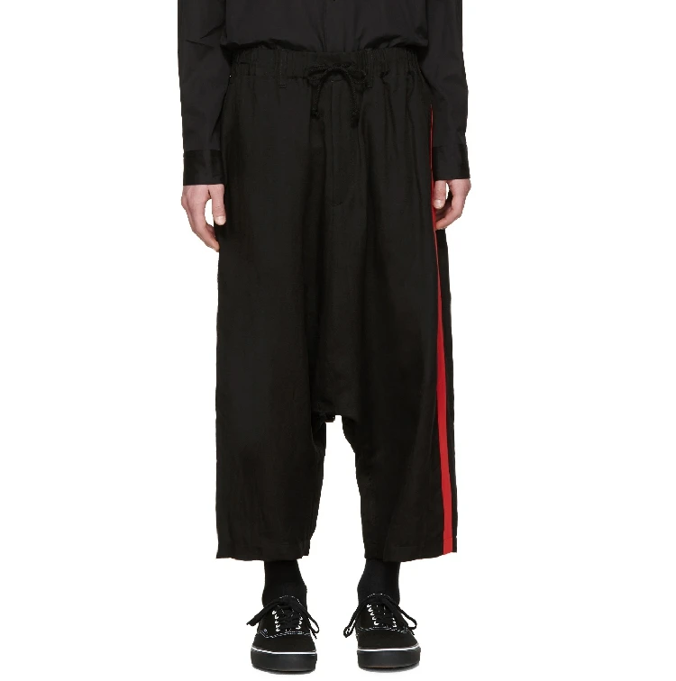 Брюки мужские льняные повседневные свободные молодежные модные городские