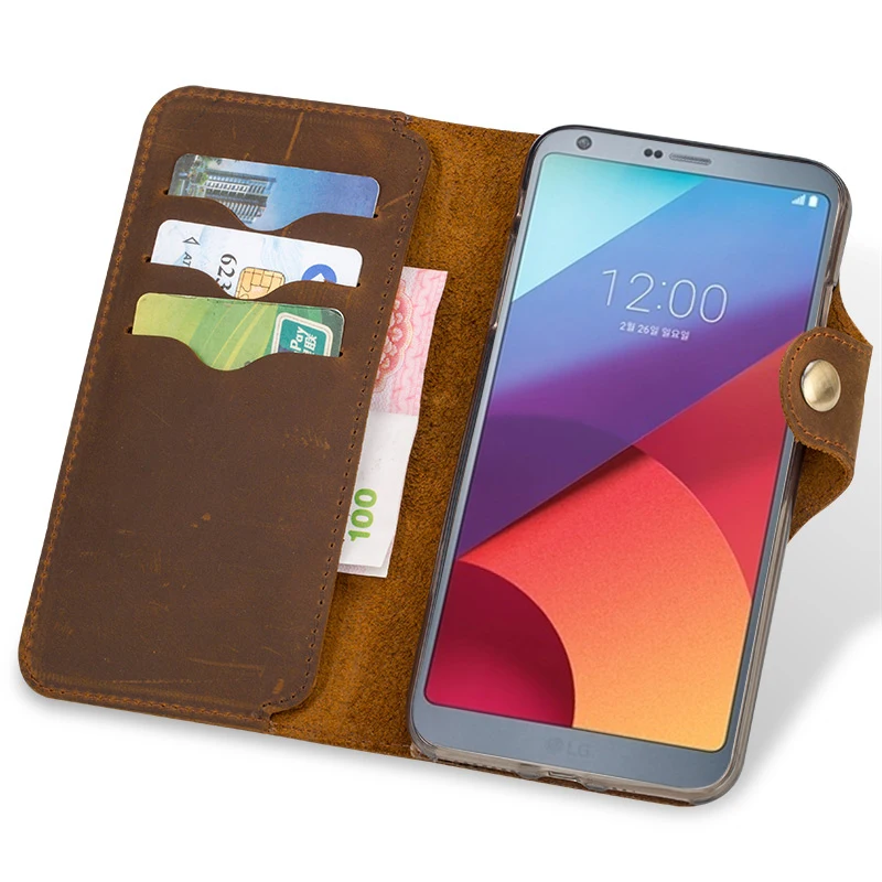 Чехол Crazy horse для LG G3 G4 G5 G6 G7 G8s ThinQ V10 V20 V30 V40 V50 Thinq lg Q6 Q7 Q8 K4 K8 2017 K10 K11 2018 чехол|Бамперы| |