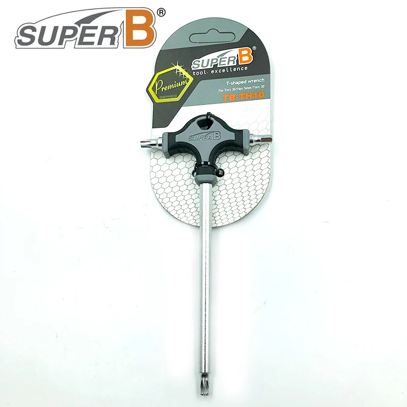 

Супер B Φ T-образная велосипедная система для звездообразных звездочек 30/шестигранный 5 мм/звездообразный ключ 30 Инструменты для ремонта вел...