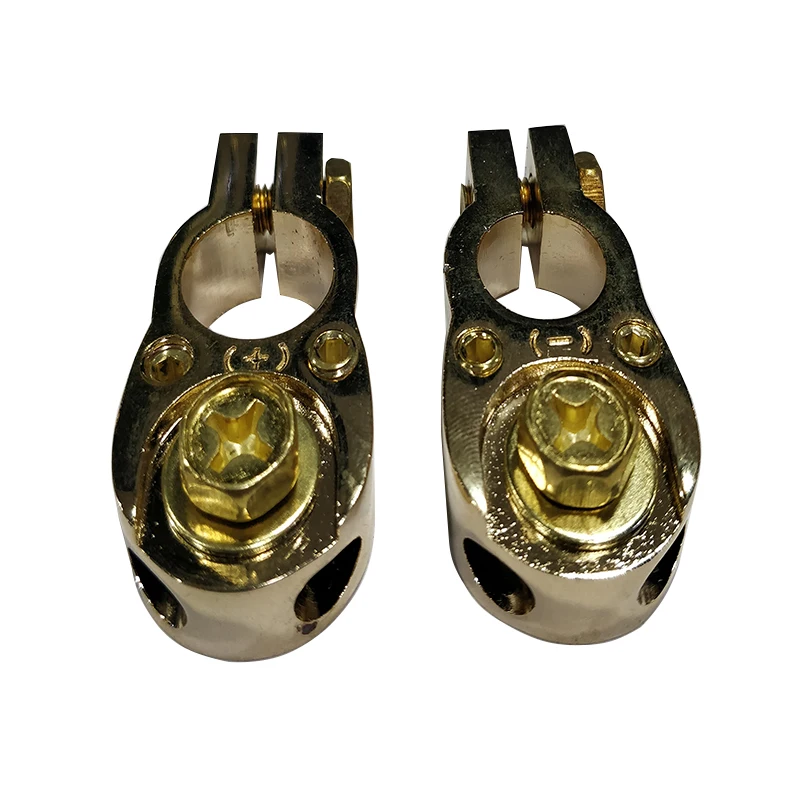 Автомобильный Универсальный терминал для аккумулятора из чистой меди два