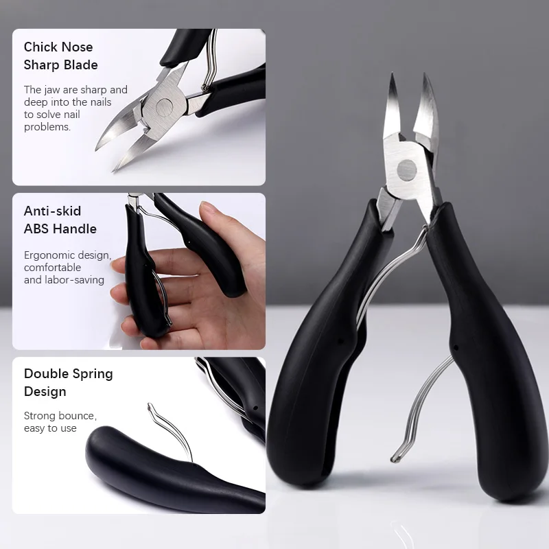

Toe Nail Clippers Stainless Steel Trimmer Improved Ingrown Toenail Pedicure Care Professional Cutter Nipper Manicure Tools