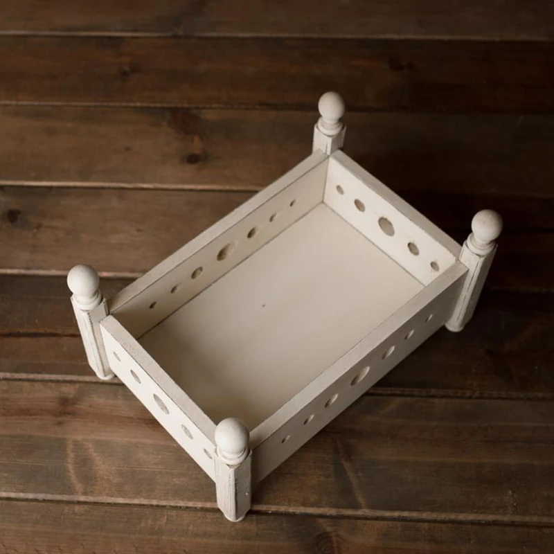 

Newborn Posing Wood Bed Sofa Baby Photo Shooting Props Crib Infant Photograph Photography Accessories