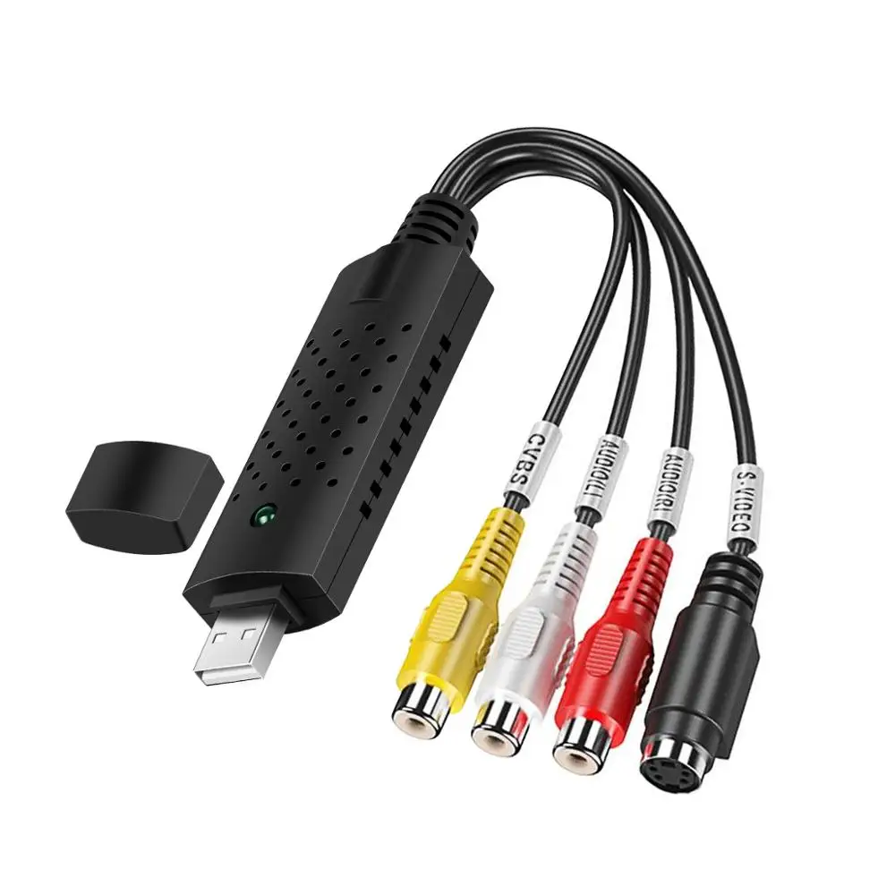 Преобразователь USB 2 0 Видео Аудио VHS в DVD HDD адаптер для захвата Easycap устройство