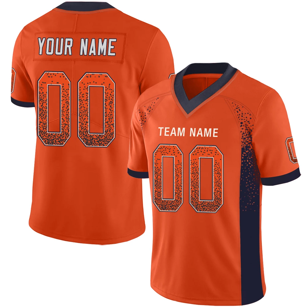 Wholesale Custom Football Jersey Team Name/Number Full Sublimate Football Game Training Stretch Soft Uniform for Male/Girl/Youth