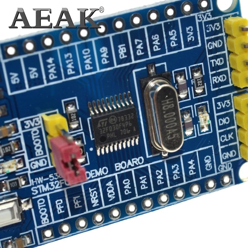 Макетная плата AEAK для малой системы 48 МГц STM32F030F4P6|development board|panel boardp p |