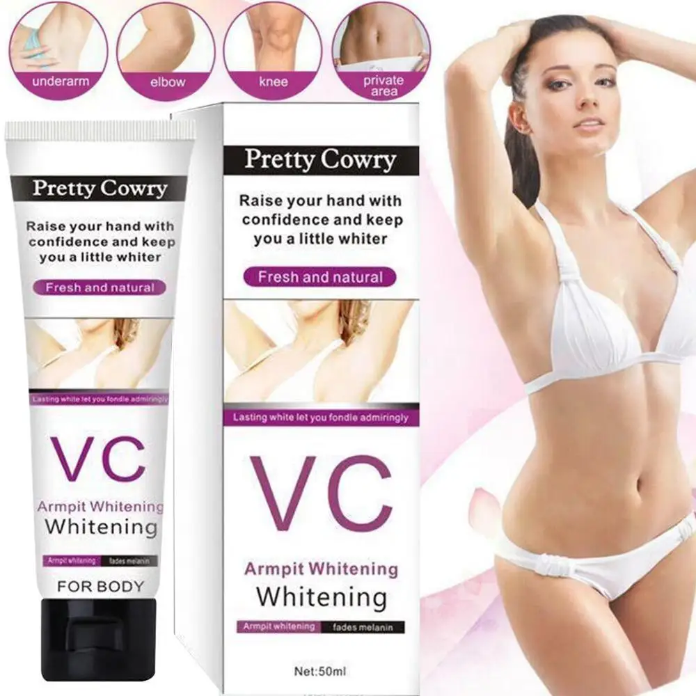 Pretty Cowry крем VC подмышек отбеливающий налокотник области темного осветления