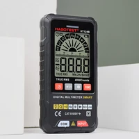 capacitor tester multimeter digital professional smart voltmeter true rms ac dc voltage ohm hz diode continuity meter ht124b