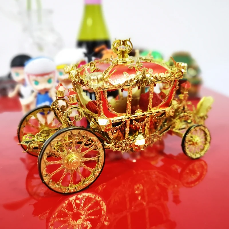 Металлическая сборная 3D головоломка Piececool 216 деталей 4 листа креативные подарки