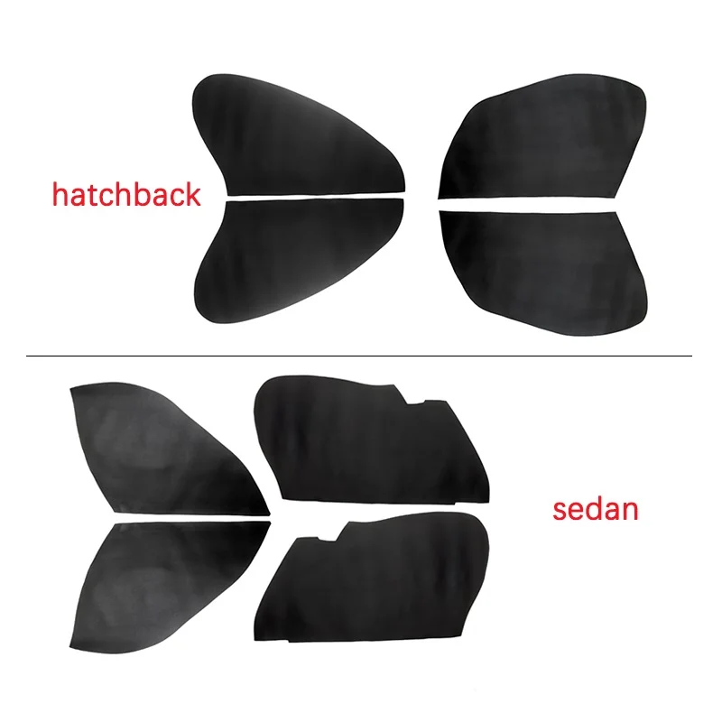 

For Honda Fit / Jazz 2004 2004 2005 2006 2007 Hatchback/Sedan Microfiber Leather Interior Door Armrest Panel Cover Sticker Trim