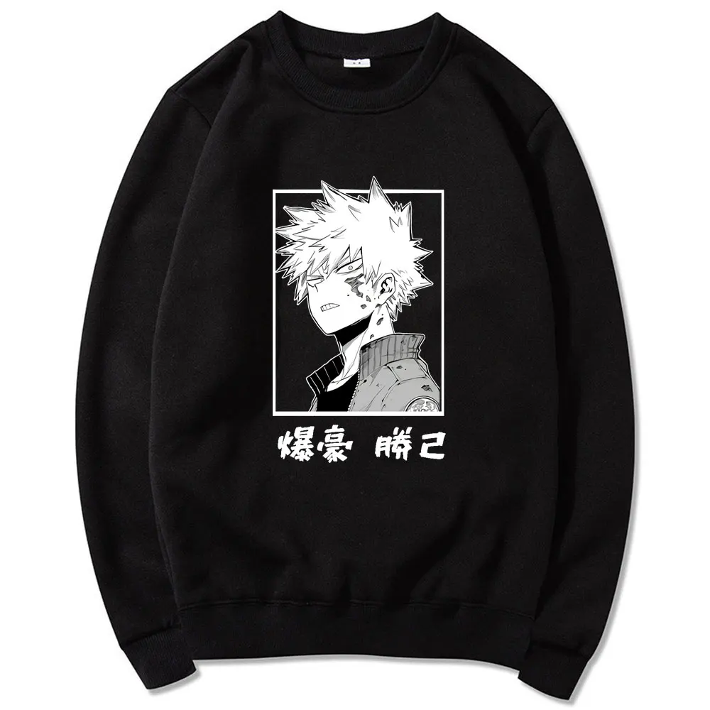 

My Hero Academia Explosive Katsuji Printed Sweatshirt Men/Women O-neck Casual Loose Hip Hop Clothing Top